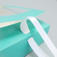 Коробка-фоторамка подарочная складная, упаковка, &laquo;Тиффани&raquo;, 20 х 18 х 5 см