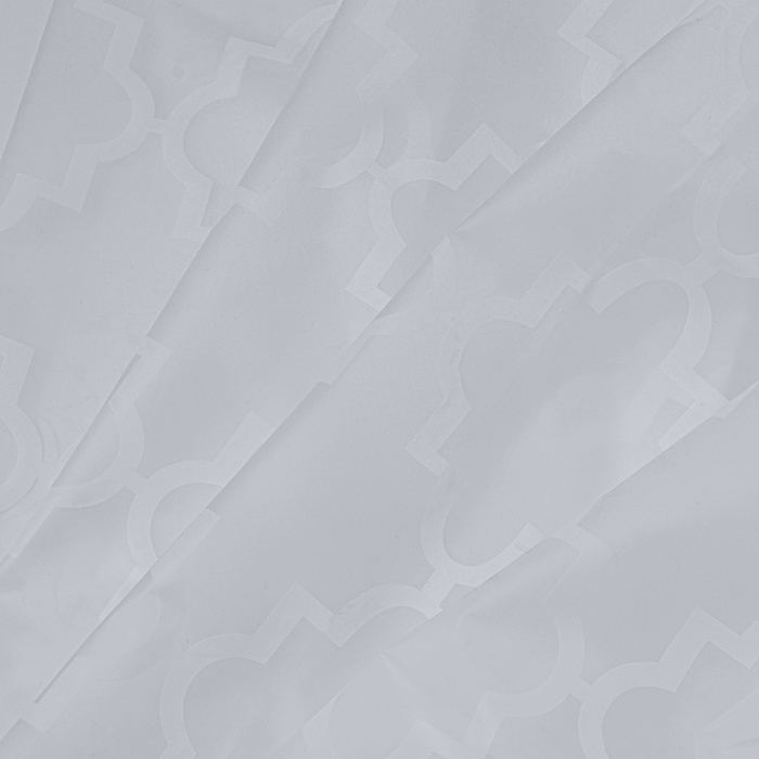 Штора для ванной &laquo;Узор&raquo;, с люверсами, с утяжелителями, PEVA, 180&times;180 см