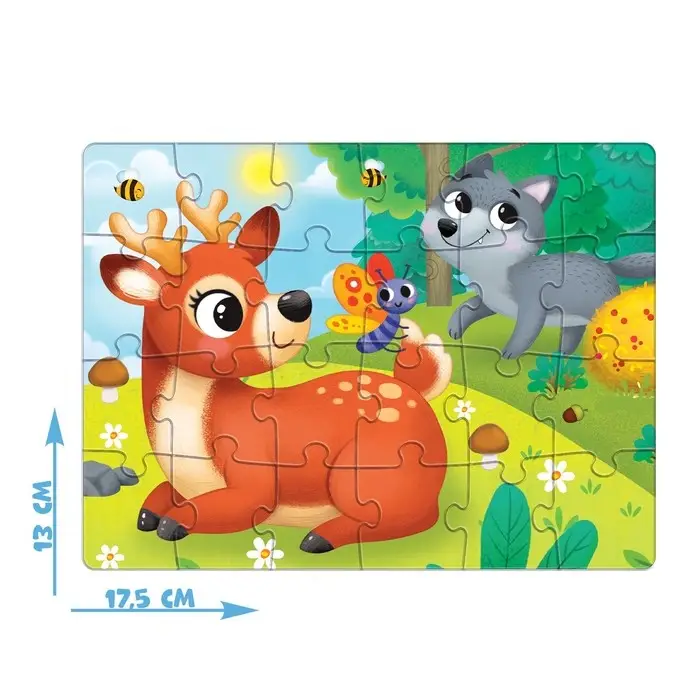 Пазл &laquo;Лесные жители&raquo;, 24 элемента