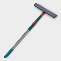 Щётка для окон Raccoon, телескопическая ручка 68(102) см, насадка из микрофибры 28&times;7 см, цвет МИКС