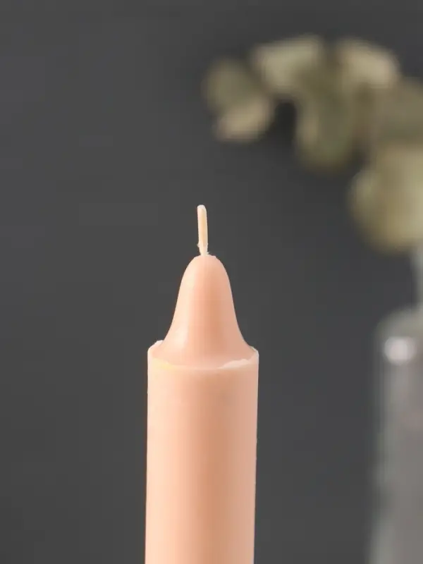 Ароматическая свеча парафиновая хозяйственная, 2.4&times;21 см, 80 г, ваниль