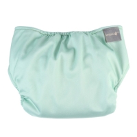 Многоразовый подгузник, 3-15 кг, флис, цвет светло зеленый, Крошка Я