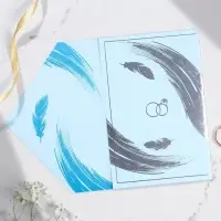 Приглашение на свадьбу: с конвертом &laquo;Нежность&raquo;, 10 х 15 см.