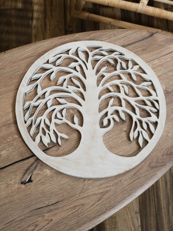 Панно резное МДФ "Древо жизни", 40х40х0,6 см