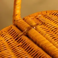 Корзина для пикника, 25&times;22&times;28 см, ротанг