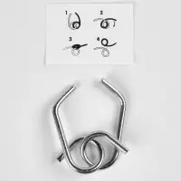 Puzzle Головоломка металлическая, лошадки стикеры,  МИКС