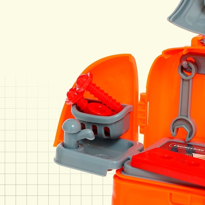 Набор детских инструментов в чемодане &laquo;Верстачок&raquo; цвет МИКС