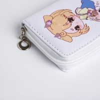 Кошелёк детский на молнии &laquo;Выбражулька&raquo;, цвет белый
