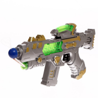 Автомат &laquo;Легион&raquo;, с вращающимся элементом, световые и звуковые эффекты, работает от батареек, цвета МИКС