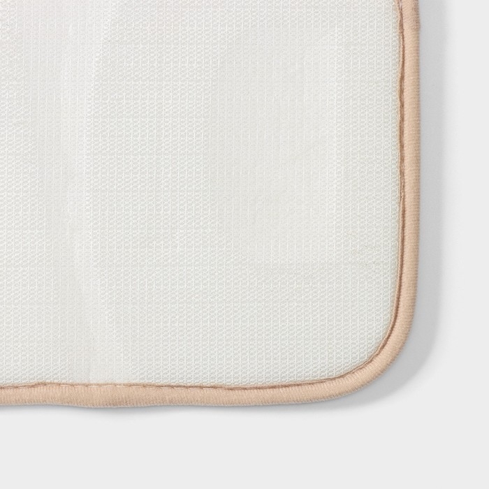 Коврик для ванной и туалета SAVANNA &laquo;Bath&raquo;, 50&times;80 см, цвет бежевый