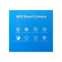 Видеокамера WiFi Cam-13, IP, 2 Мп, в виде лампочки, поворот 355 &deg;, микро, 3.6 мм объектив, белая