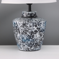 Лампа настольная "Клауд" 1х40Вт Е27 черный/белый 25х25х38,,5см