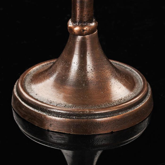 Подсвечник алюминий "Роман" на 1 свечу 9,5х9,5х24 см