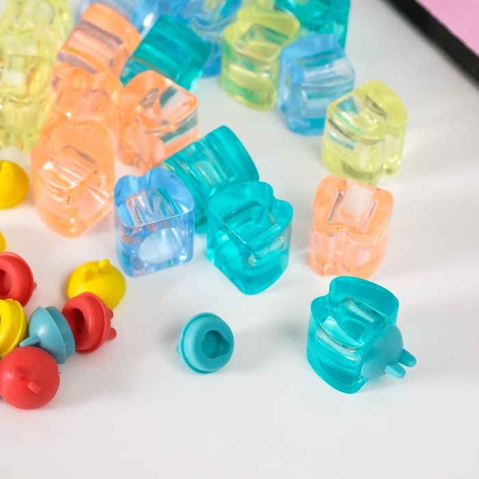 Фоторамка пластик 9х9 см "Молочные зубики" розовая 2х23х27 см