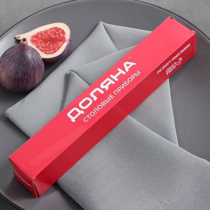 Нож столовый из нержавеющей стали Доляна &laquo;Равингтон&raquo;, длина 22,3 см, цвет серебряный