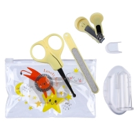 Набор маникюрный детский &laquo;Наше Чудо&raquo;, 4 предмета: ножнички, книпсер, пилочка, щётка