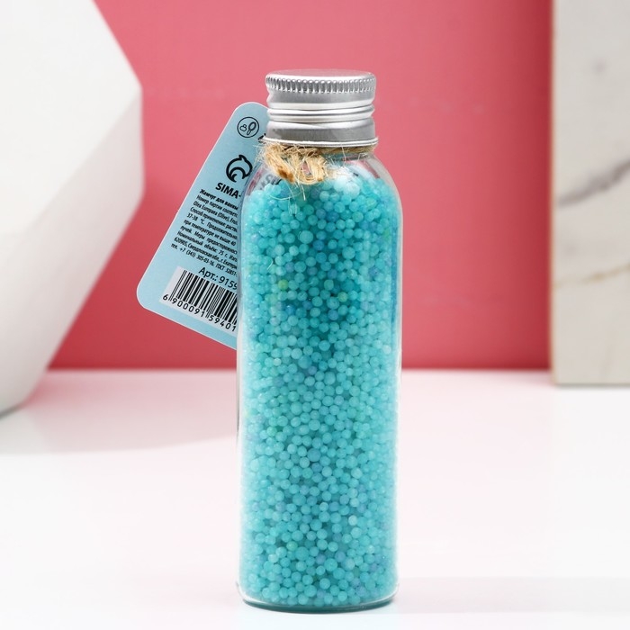 Жемчуг для ванны &laquo;С 8 Марта!&raquo;, 75 г, аромат сочной мяты, ЧИСТОЕ СЧАСТЬЕ