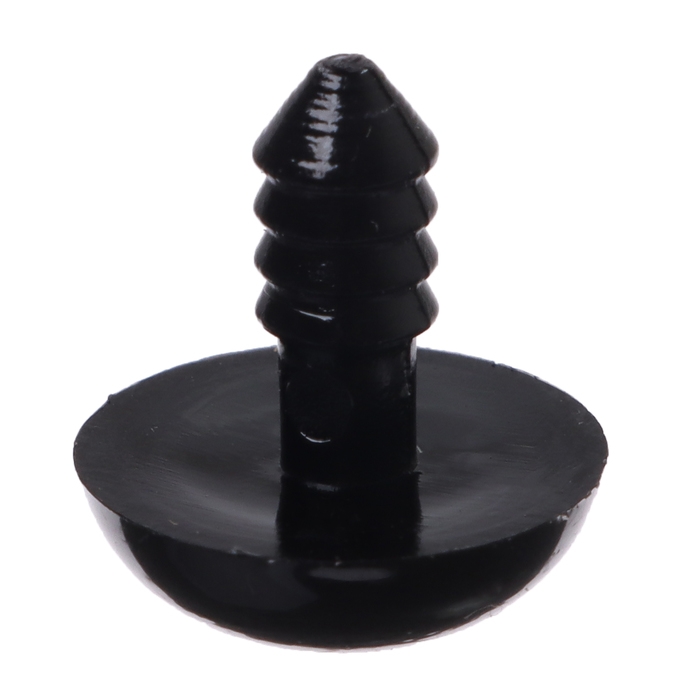 Глаза винтовые с заглушками, набор 20 шт., размер 1 шт. &mdash; 1,4 см, цвет чёрный