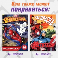 Раскраска &laquo;Мстители&raquo;, 16 стр., А4, Мстители