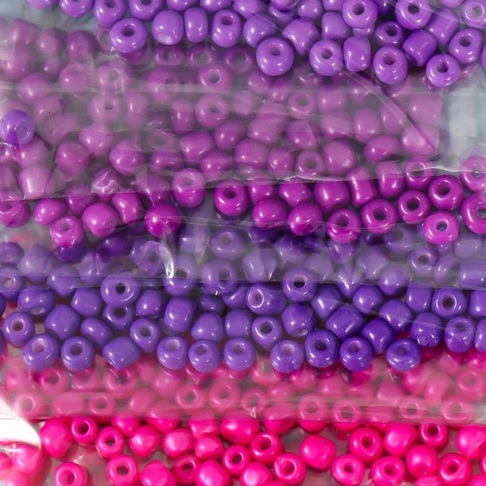 Бисер круглый 6/0 "Оттенки заката" 8 цветов х 10 гр