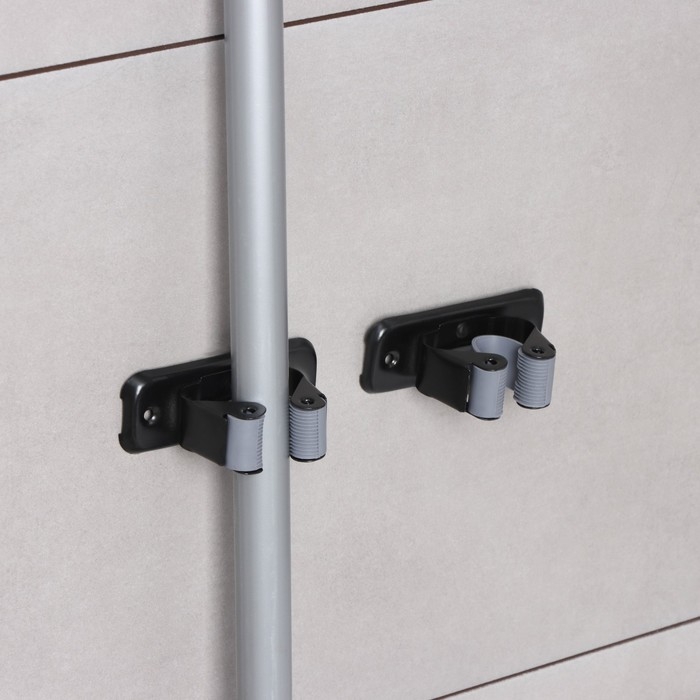 Держатель для швабр Доляна, 2 шт, 8,5&times;3&times;4,5 см