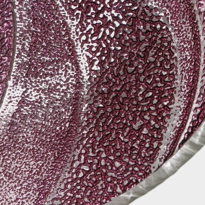 Тарелка - блюдо подстановочное &laquo;Драхна&raquo;, d=33 см, цвет бордовый