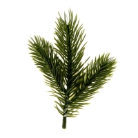 Декор &laquo;Веточка ели&raquo;, набор 5 шт., размер 1 шт. &mdash; 12 &times; 9 см