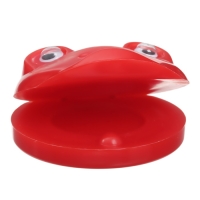 Набор погремушек &laquo;Лягушата: кастаньеты + перкуссионный маракас, 3 шт., цвет красный, Крошка Я