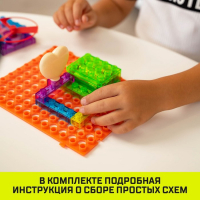 Конструктор блочный-электронный &laquo;В мире электроники&raquo;, 59 схем, 19 деталей