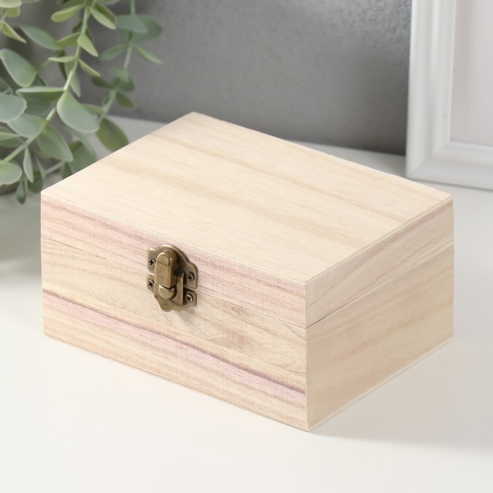 Шкатулка для росписи "Прямоугольная" 14х7х10,5 см