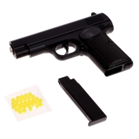 Пистолет &laquo;Боец&raquo;, металлический, 16,5 см, стреляет пульками 6 мм