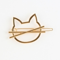 Заколка для волос &laquo;Cute cat&raquo;, 6 х 2 см