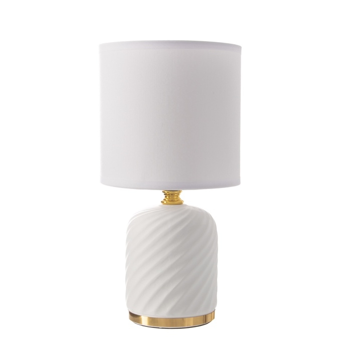 Настольная лампа "Рионфо" Е14 40вт белый 13х13х26 см