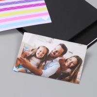 Фотоальбом 25 листов (наклейки+кольца) "Геометрия" тиснение золото 19х27х3 см