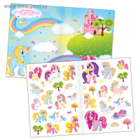 Наклейки многоразовые набор &laquo;Для девочек&raquo;, 3 шт., формат А4