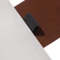 Ежедневник недатированный формат А5, с хлястиком, 96л, линия, пвх, Коричневый