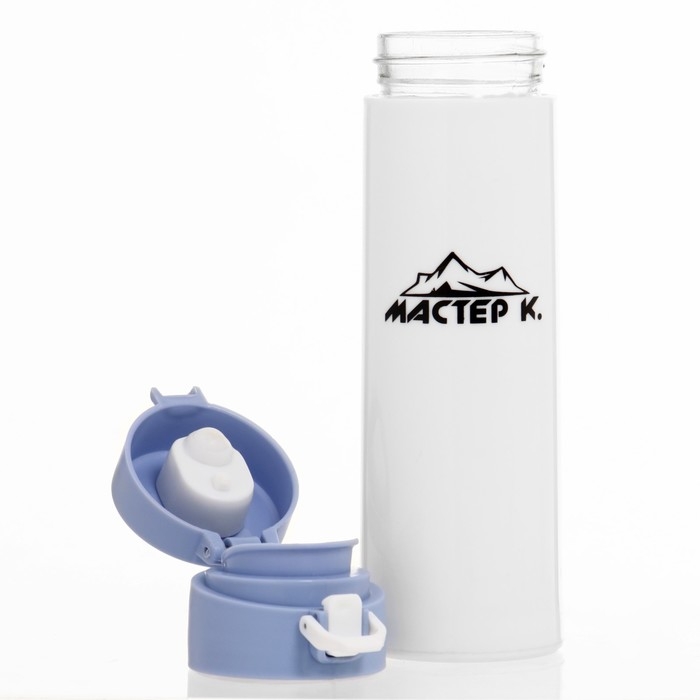 Бутылка для воды, 380 мл, "Мастер К", 21.8 х 6.6 см, стеклянная