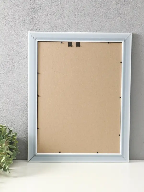 Фоторамка для фото 30х40 см "Luxe Elegance" пластик, белый, (пластик экран)