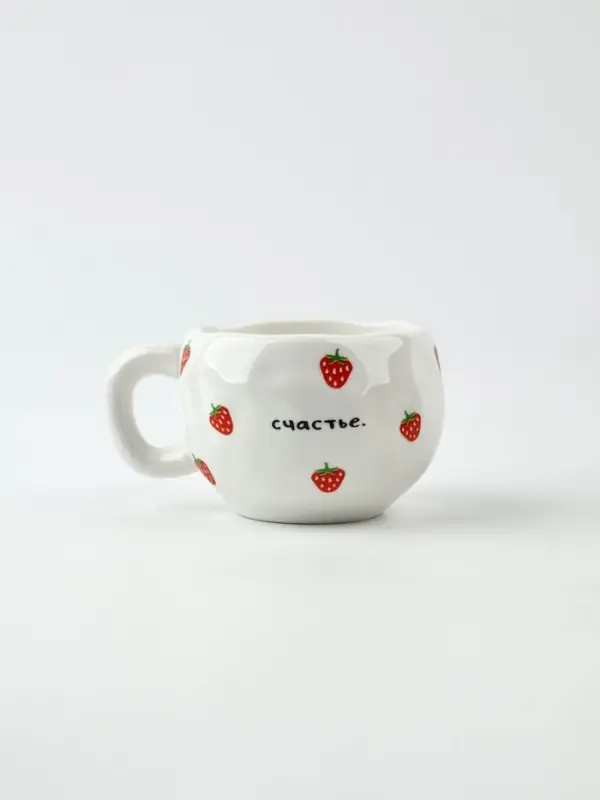 Чайная пара &laquo;Клубничка&raquo;, 300 мл