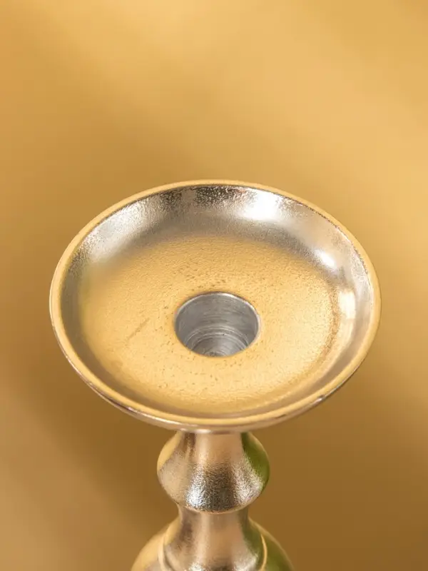 Подсвечник "Мадрид" алюминий 10х10х30,5 см