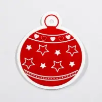 Пакет подарочный "Новогодний шар", с zip-lock застежкой 12 х 14 см.