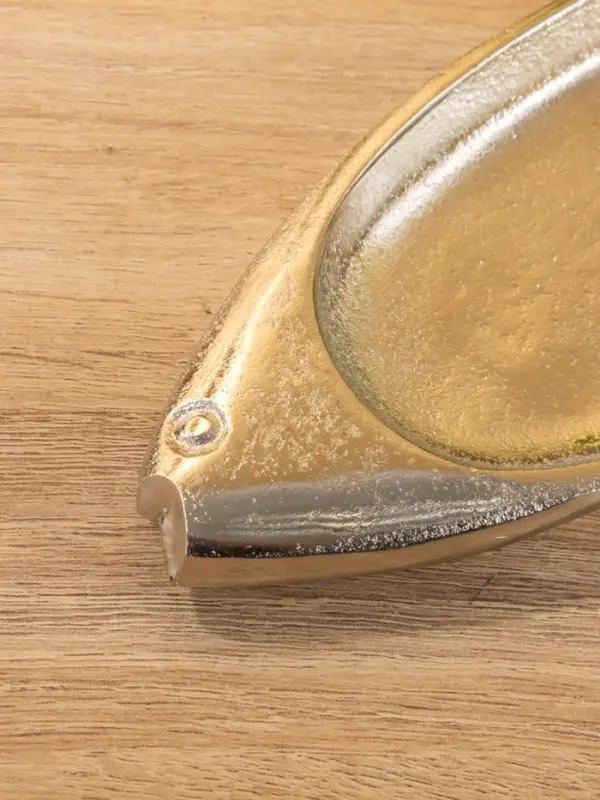 Блюдо сервирочное "Рыбка" алюминий 32х9х1,5 см