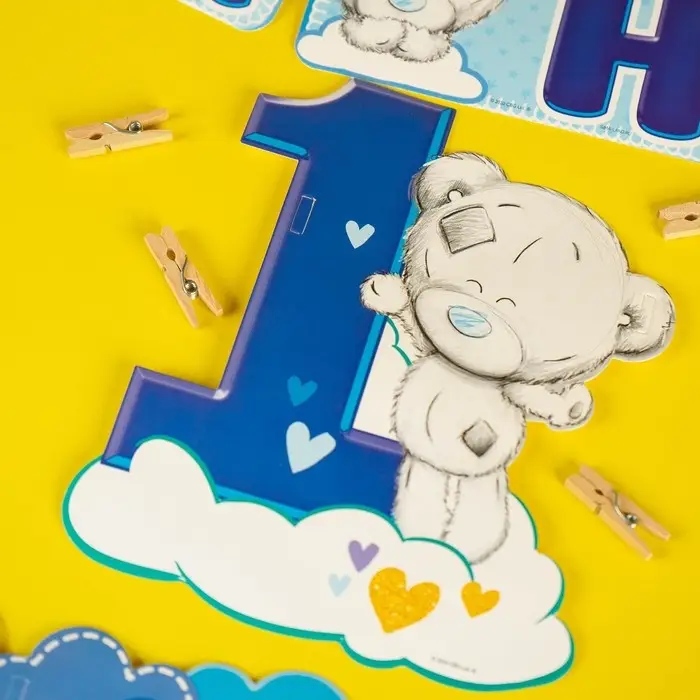 Гирлянда на ленте &laquo;Мне 1 год&raquo; с местом под фото, 15&times;16 см Me to You