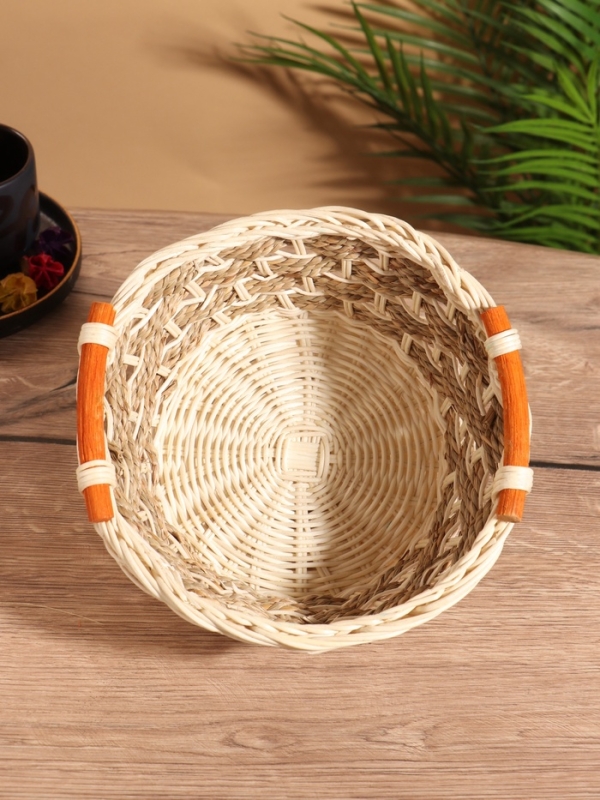 Корзина плетеная 23x22x11 см, ротанг