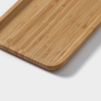 Блюдо для подачи Доляна Striata, прямоугольное, 36&times;15 см, бамбук