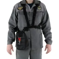 Ремень для триммера ТУНДРА, ранцевый, с защитой бедра, боковая поддержка