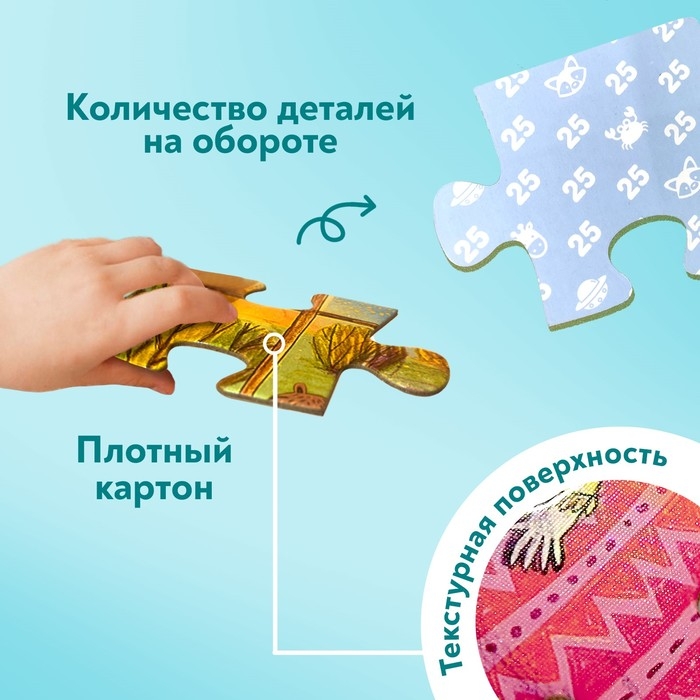 Пазлы 4 в 1 &laquo;Праздничная вечеринка&raquo;, 25, 36, 49, 64 элемента