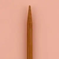 Спицы для вязания, прямые, d=4 мм, 25 см, 2 шт.