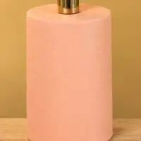 Подсвечник на 1 свечу "Кубок" пудровый с золотом 10х10х28,5 см