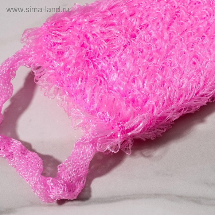 Мочалка для тела Доляна &laquo;Демидовская&raquo;, 15&times;40 см, МИКС